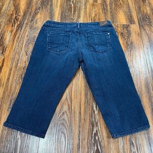 Y2K Bullhead Women's Size 9 Cotton Stretch Bermuda Shorts 30 Dark Denim M